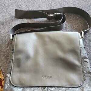 Coach - Charles Small Messenger Bag In Signature Leather